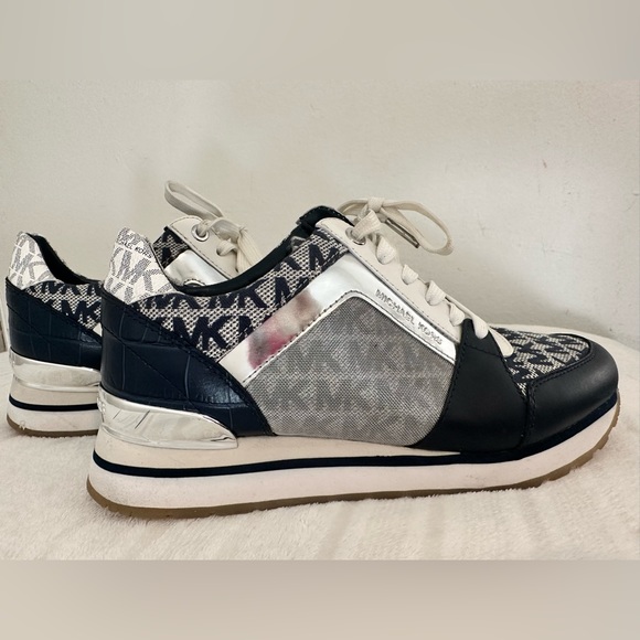 Michael Kors Navy Sneakers - Picture 2 of 5